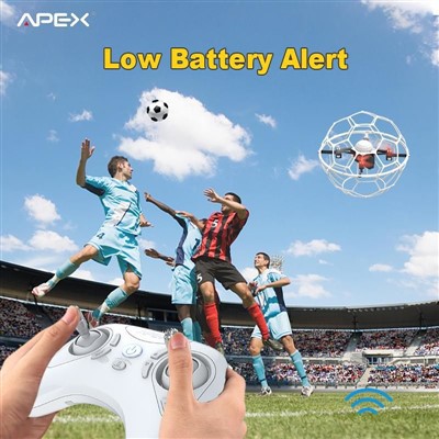 Børstet fodbolddrone til konkurrencetræning